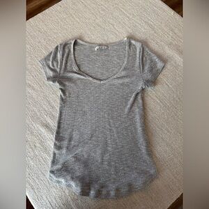 A&F soft AF grey tee